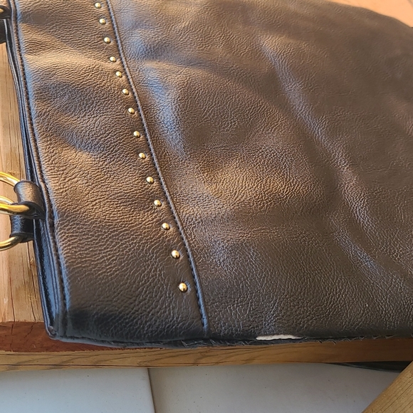 BEBE Black Fringe Shoulder Bag - Picture 11 of 13